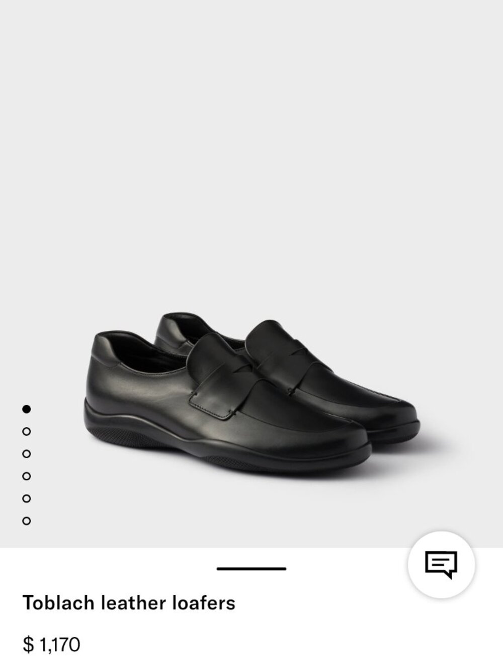 Men's Prada Toblach Loafers US Sz. 10.5 (Prada Sz. 9.5)
